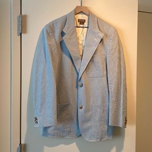 Michael Kors Seersucker Blazer 38R